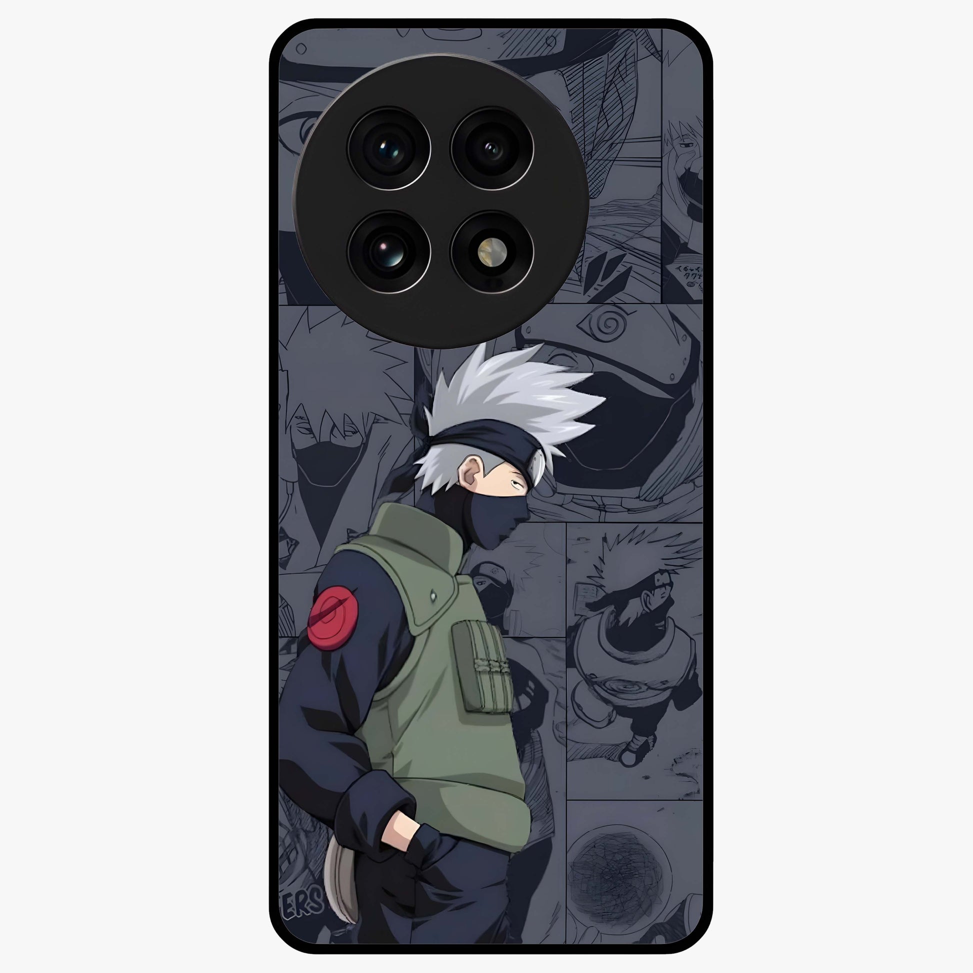 Silent Tactical Master Glass Case for 1+13R powerful front view featuring stealth tactical inspired artwork