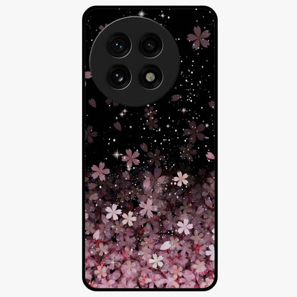Small Starry Flowers Glass Case for 1+13R charming front view featuring tiny floral artwork with star accents