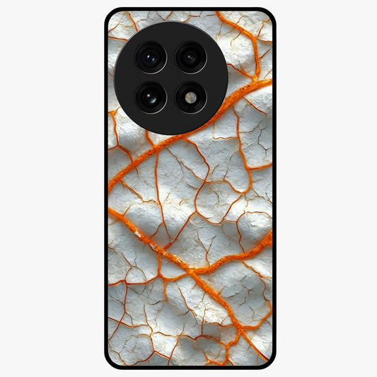 Snarl Zone Buzz Glass Case for 1+13R edgy front view featuring bold aggressive themed artwork