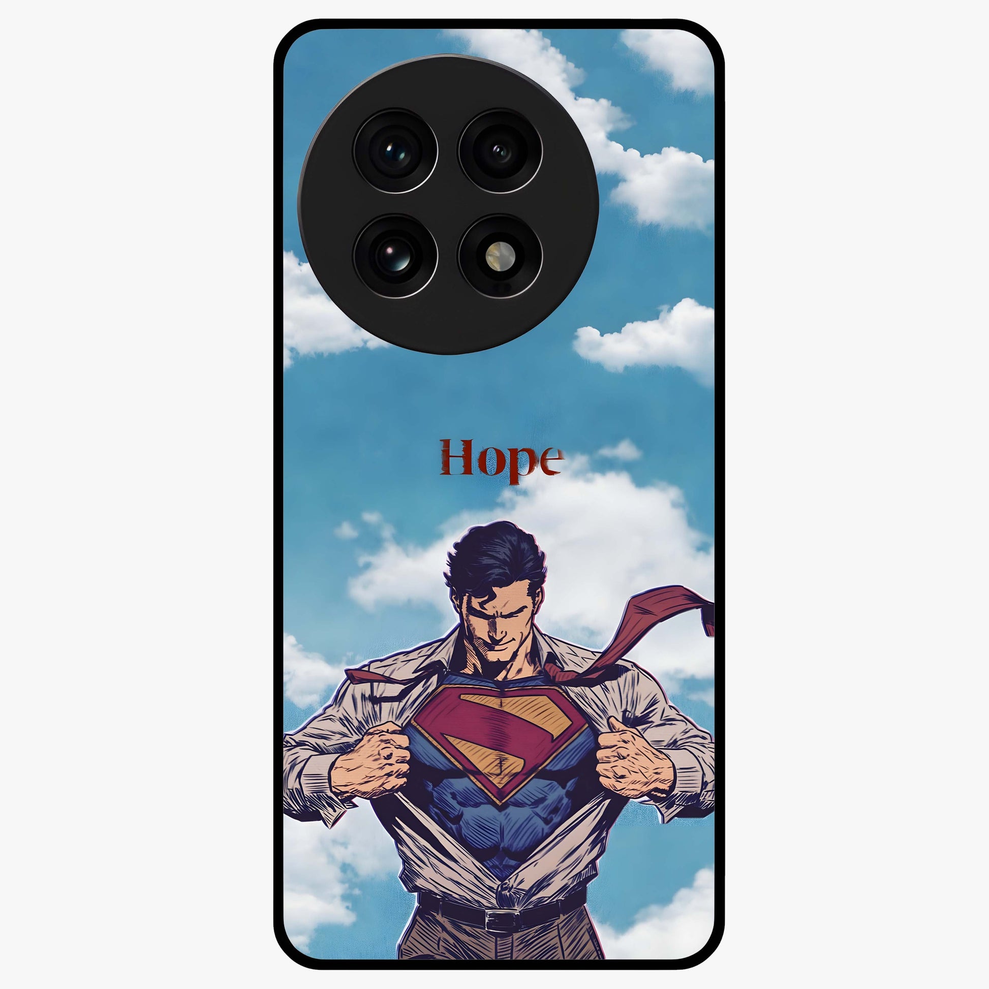 Symbol of Hope Glass Case for 1+13R meaningful front view featuring inspirational symbolic artwork