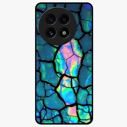 Tropical Wing Vibe Glass Case for 1+13R vibrant front view featuring wing inspired artwork with tropical colors