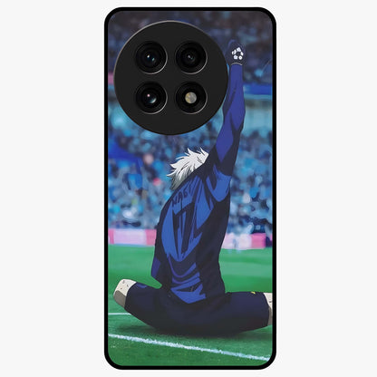 Victory Silence Anthem Glass Case for 1+13R bold front view featuring powerful motivational themed artwork