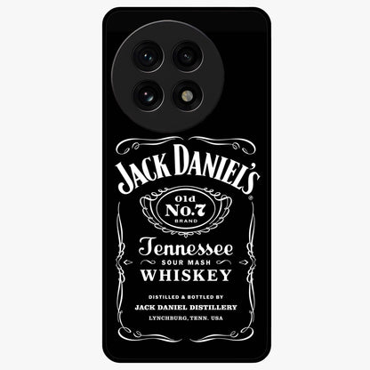 Vintage Whiskey Heritage Glass Case for 1+13R bold front view featuring classic whiskey label inspired artwork