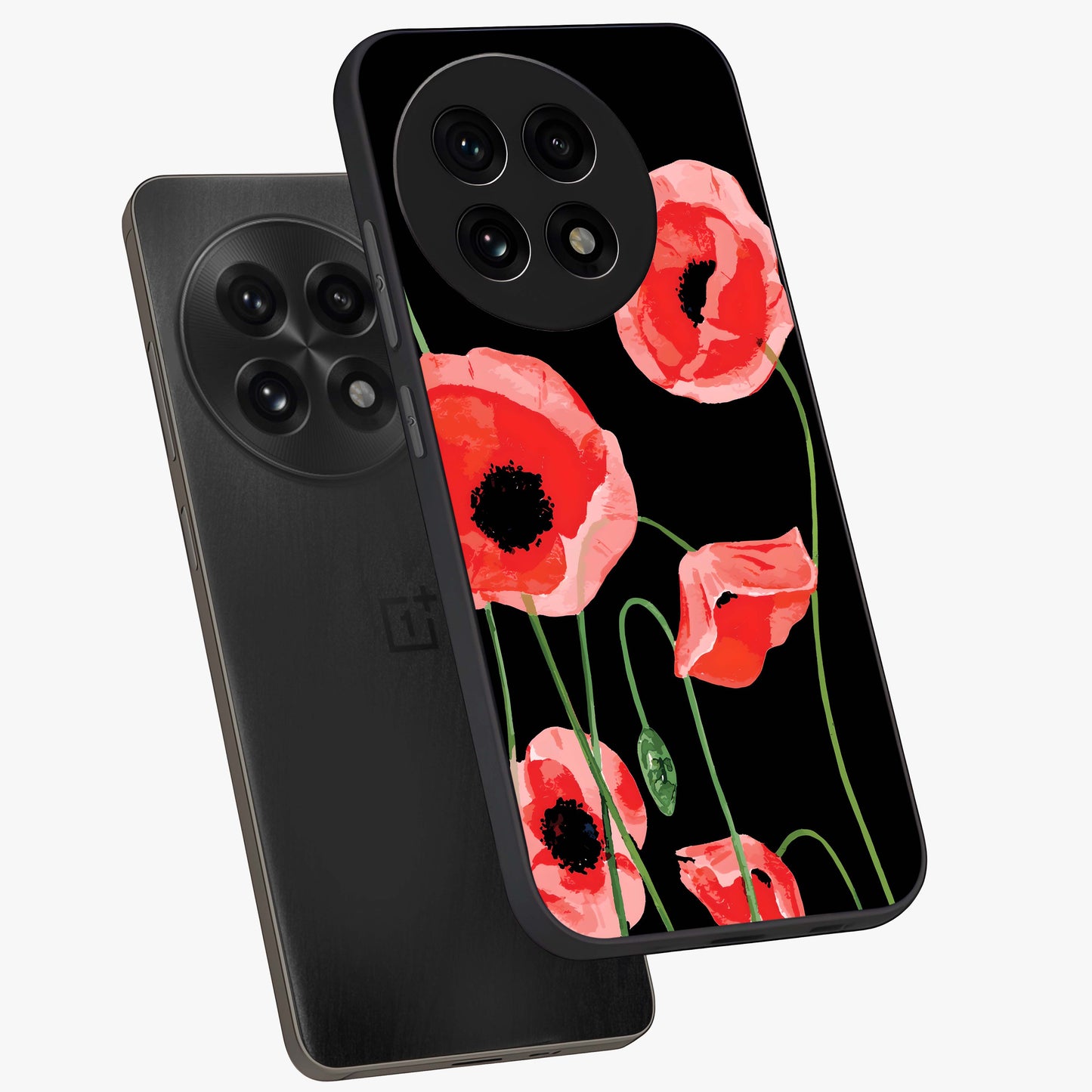 Crimson Garden Dream Glass Case for OnePlus 13R |1+13R