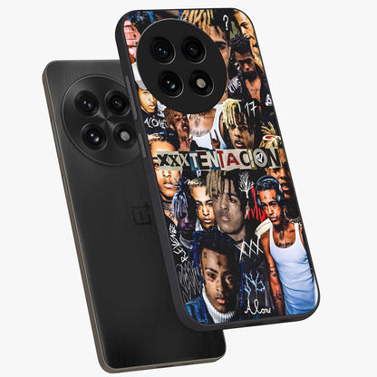 Broken Fame Diaries Glass Case for 1+13R angled mockup showcasing glossy finish and edgy aesthetic design