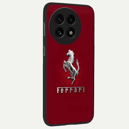 Crimson Stallion Prestige Glass Case for 1+13R side perspective highlighting refined textures and sleek premium build