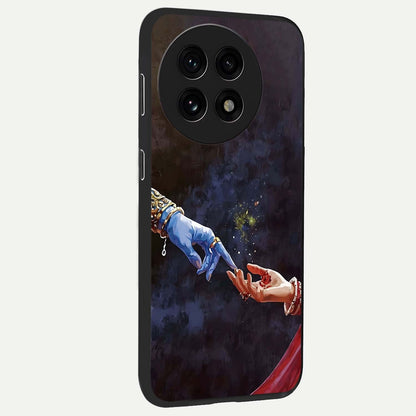 Divine Touch Eternal Glass Case for 1+13R side perspective highlighting subtle detailing and sleek edges