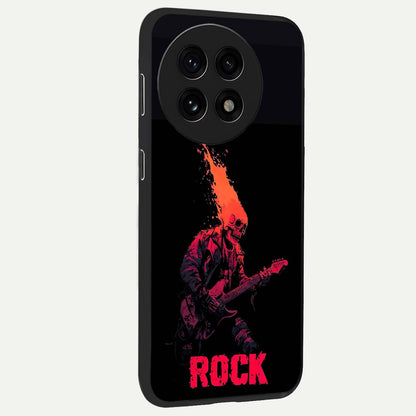 Hellfire Rock Anthem Glass Case for 1+13R displayed upright for powerful statement visibility and premium finish.