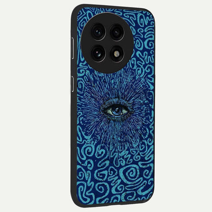 Mystic Inner Eye Glass Case for 1+13R side perspective highlighting bold detailing and smooth edges