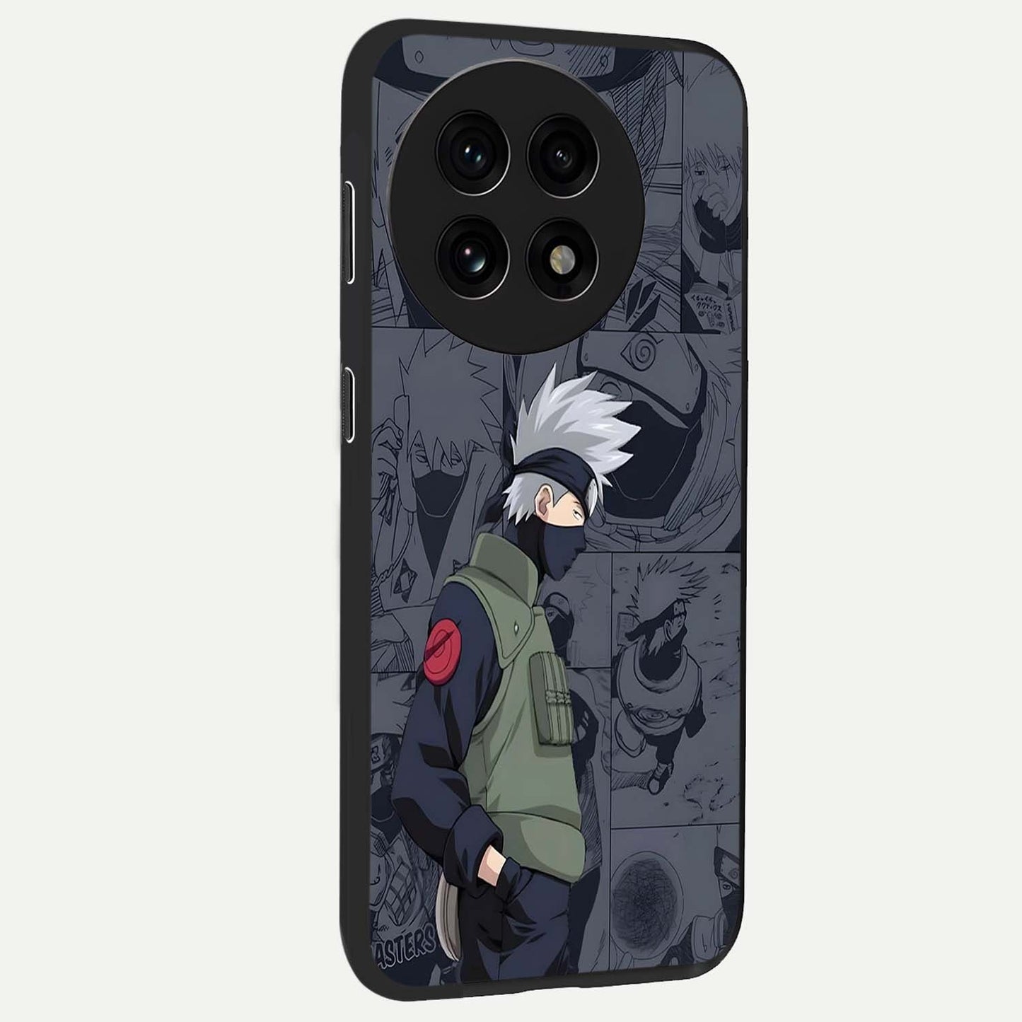 Silent Tactical Master Glass Case for 1+13R side perspective highlighting refined textures and premium edges