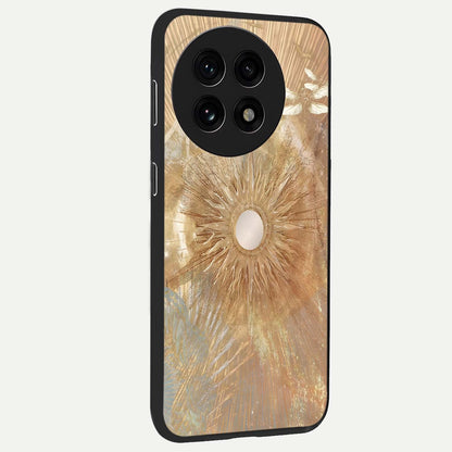 Silken Whirl Glass Case for 1+13R side perspective highlighting fluid textures and sleek premium build