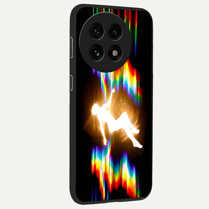Soul in Spectrum Glass Case for 1+13R side perspective highlighting bold textures and smooth premium build