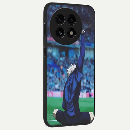 Victory Silence Anthem Glass Case for 1+13R side perspective highlighting clean textures and sleek premium build