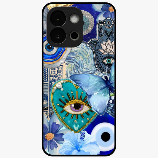Audrey Zivan Glass Case for 1+13S stylish front view featuring bold artistic aesthetic design