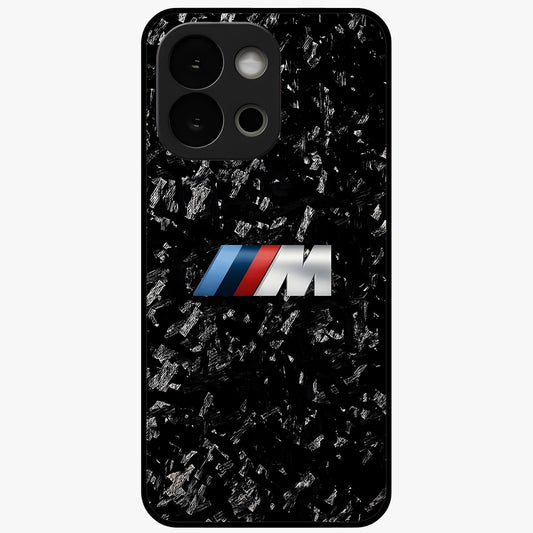 Carbon Speed Mark Glass Case for 1+13S bold front view featuring carbon fiber texture and racing inspired design