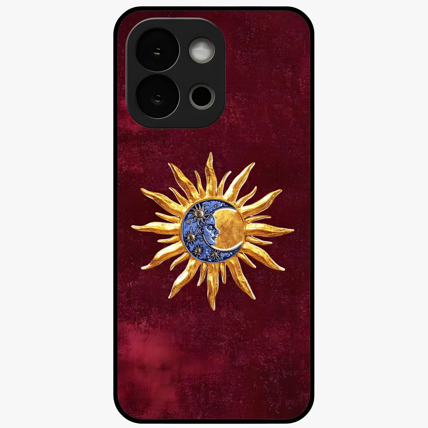 Celestial Unity Charm Glass Case for 1+13S symbolic front view featuring harmonious celestial artwork