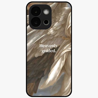 Divine Winged Grace Glass Case for 1+13S graceful front view featuring timeless spiritual artwork