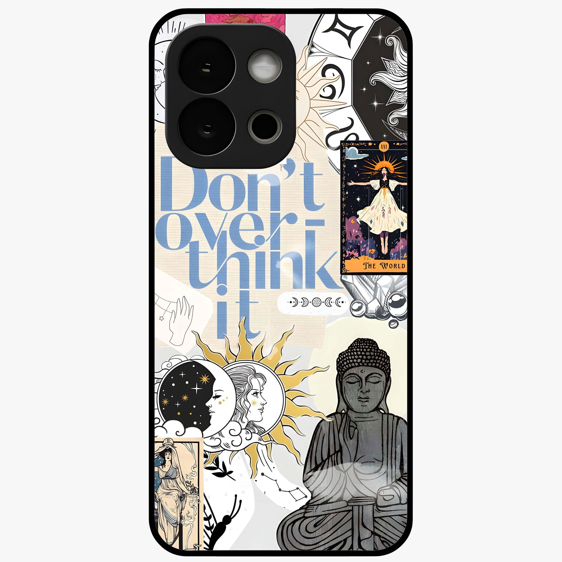 Ethereal Thoughts Glass Case for 1+13S dreamy front view featuring abstract artistic artwork with soft tones