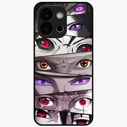 Eyes of Destiny Glass Case for 1+13S bold front view featuring mystical eye inspired artwork