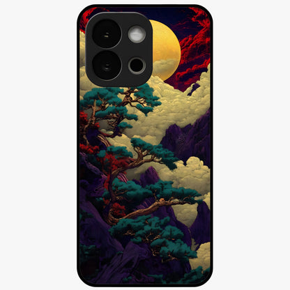 Golden Number Ten Glass Case for 1+13S bold front view featuring stylish number ten artwork in golden tones
