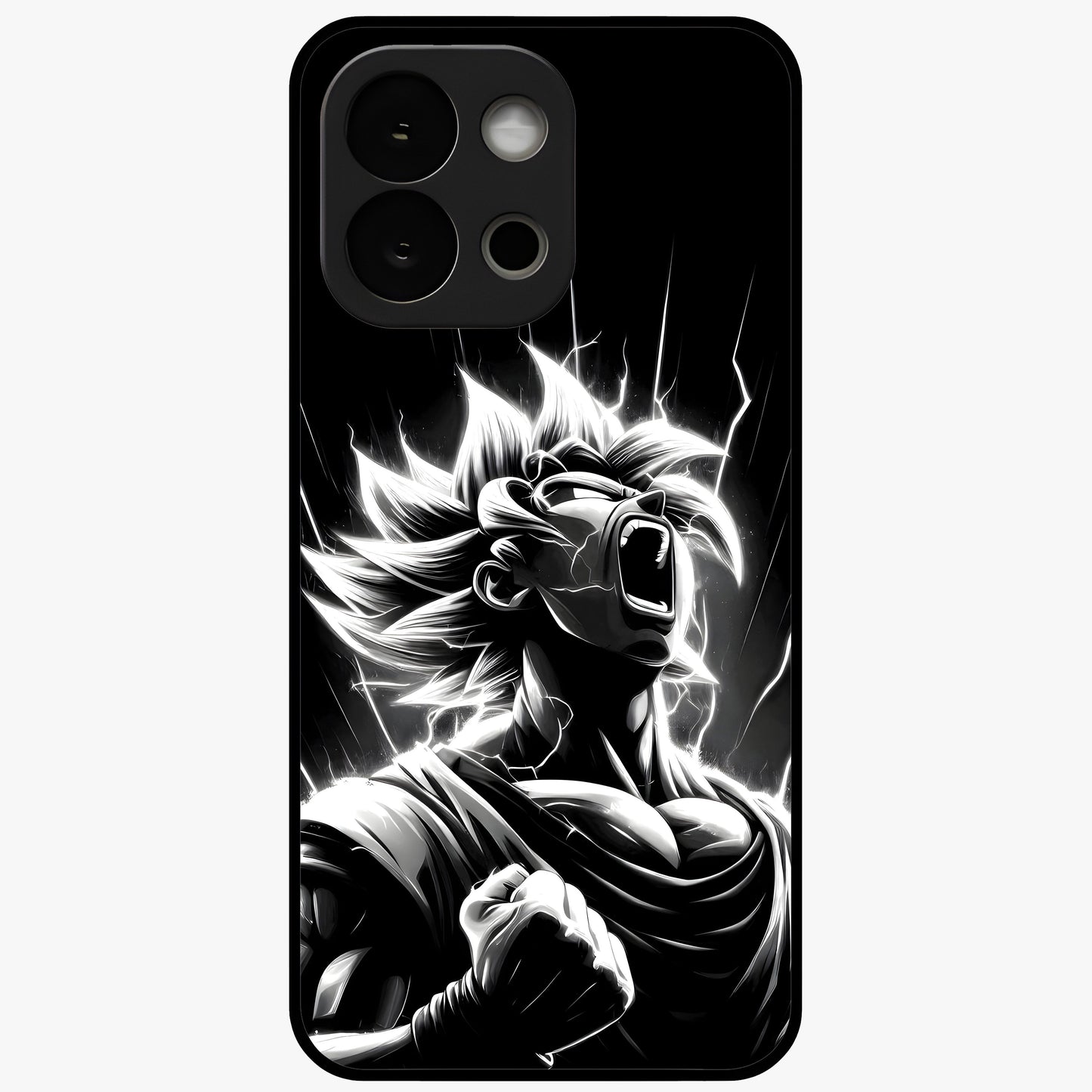 Limitless Power Unleashed Glass Case for 1+13S intense front view featuring bold high energy artwork