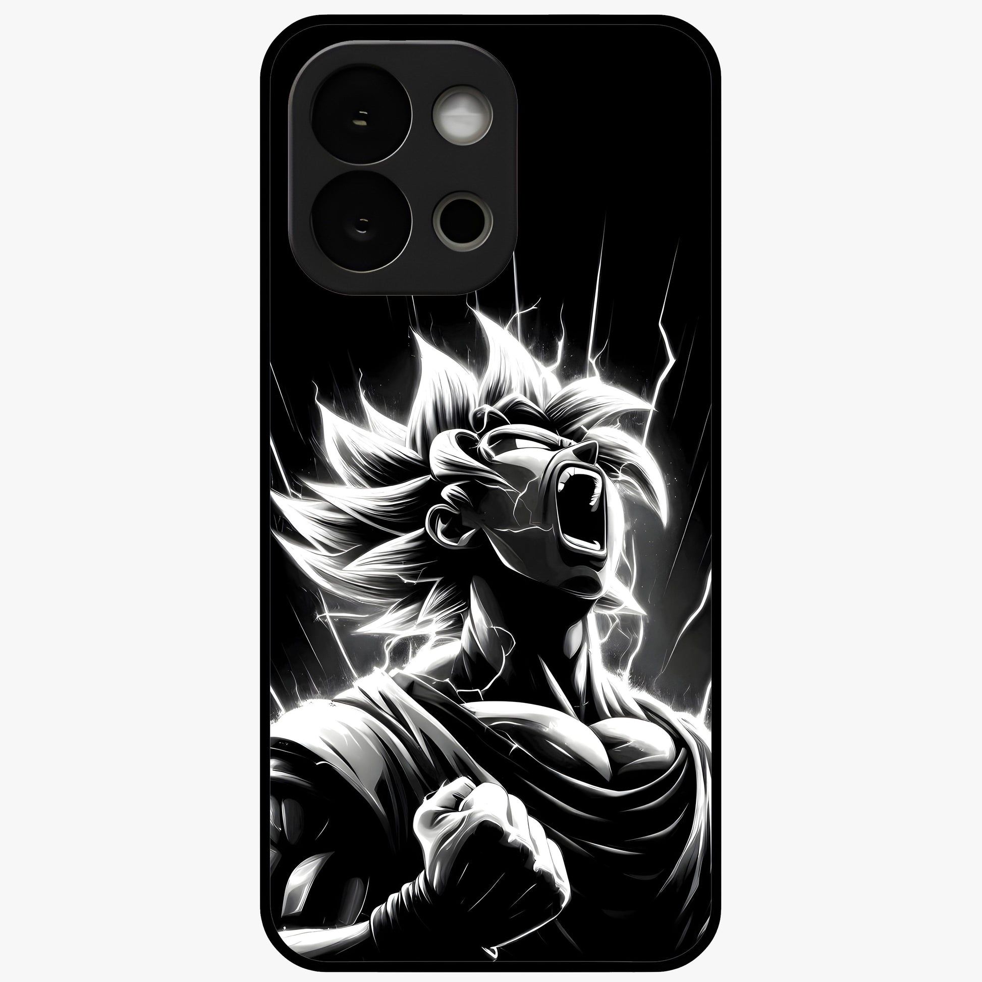 Limitless Power Unleashed Glass Case for 1+13S intense front view featuring bold high energy artwork