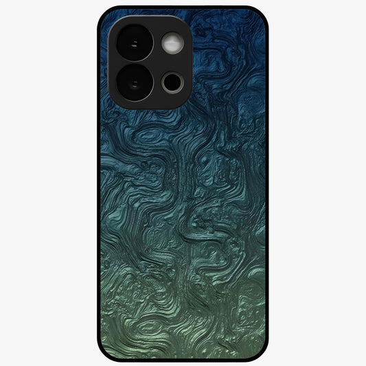 Marble Dream Blur Glass Case for 1+13S elegant front view featuring soft marble texture with dreamy blur effect