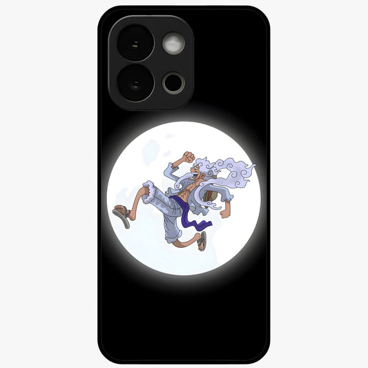 Moonlit Freedom Dance Glass Case for 1+13S artistic front view featuring expressive silhouette artwork under moonlight