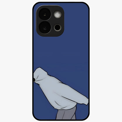 Quiet Painful Love Glass Case for 1+13S emotional front view featuring expressive romantic artwork