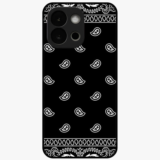 Retro Rebel Threads Glass Case for 1+13S stylish front view featuring vintage inspired graphic artwork