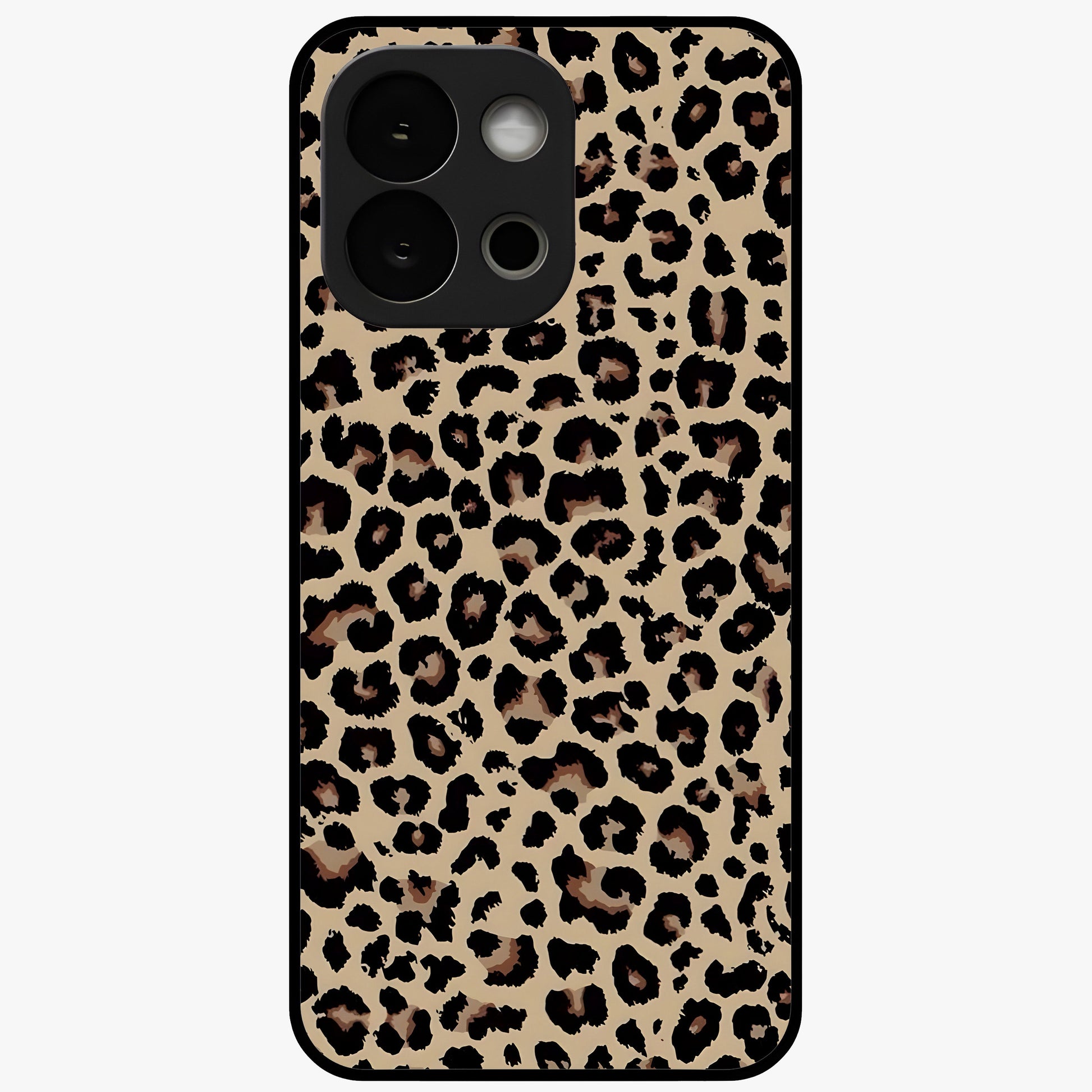 Savage Chic Pattern Glass Case for 1+13S stylish front view featuring bold patterned artwork with edgy vibe