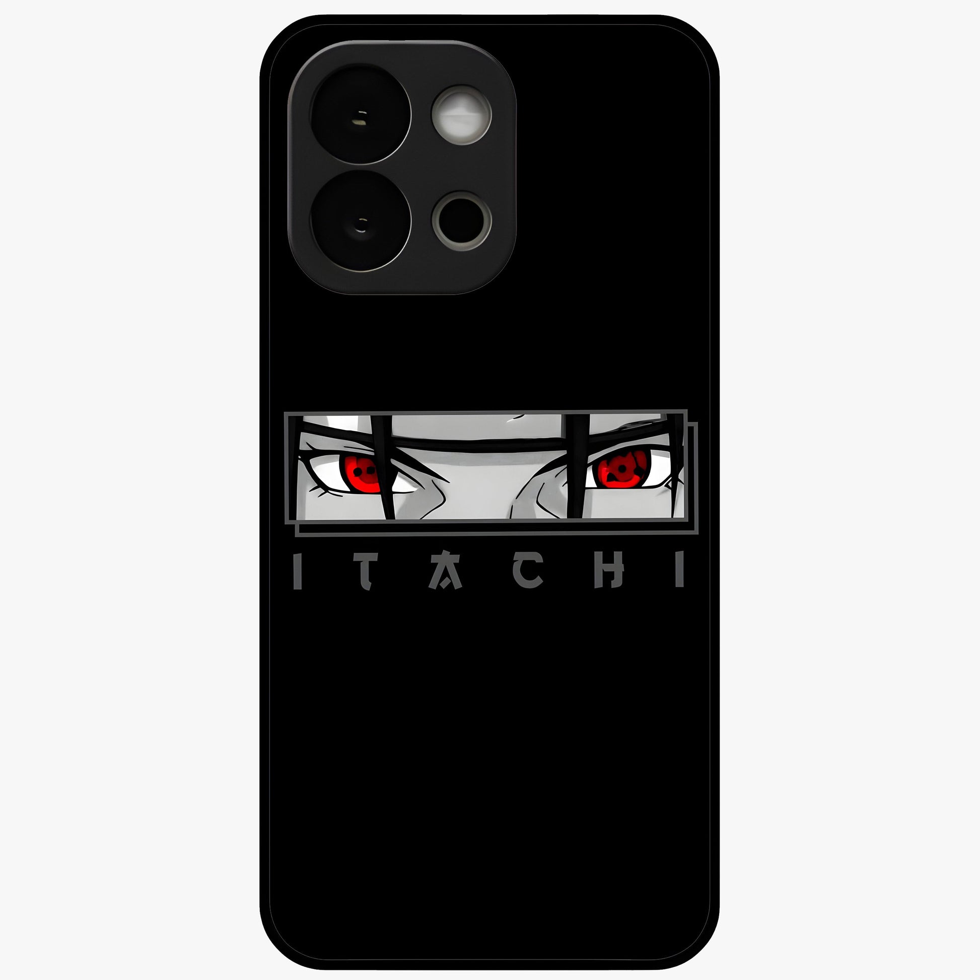 Scarlet Gaze Dominance Glass Case for 1+13S dramatic front view featuring intense red themed artwork