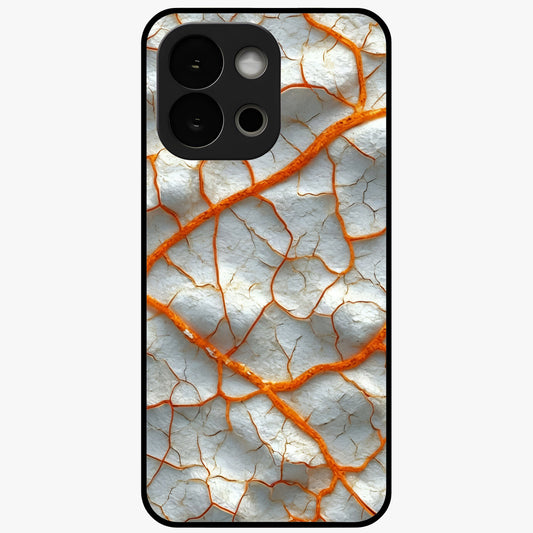 Snarl Zone Buzz Glass Case for 1+13S edgy front view featuring bold aggressive themed artwork