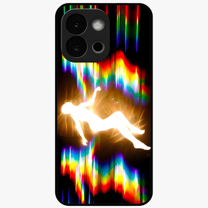 Soul in Spectrum Glass Case for 1+13S artistic front view featuring colorful spectrum inspired artwork
