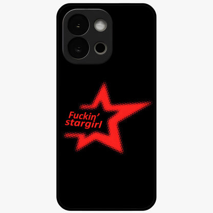 Starboy and Stargirl Energy Glass Case for 1+13S artistic front view featuring celestial couple inspired artwork