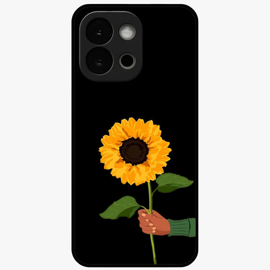 Sun Moon Stormy Sky Glass Case for 1+13S dramatic front view featuring sun and moon artwork over stormy sky