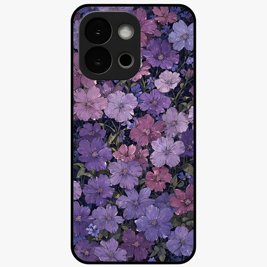 Velvet Bloom Tapestry Glass Case for 1+13S elegant front view featuring rich floral tapestry artwork