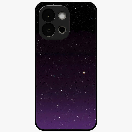 Violet and Black Shade Glass Case for 1+13S striking front view featuring deep violet and black gradient artwork