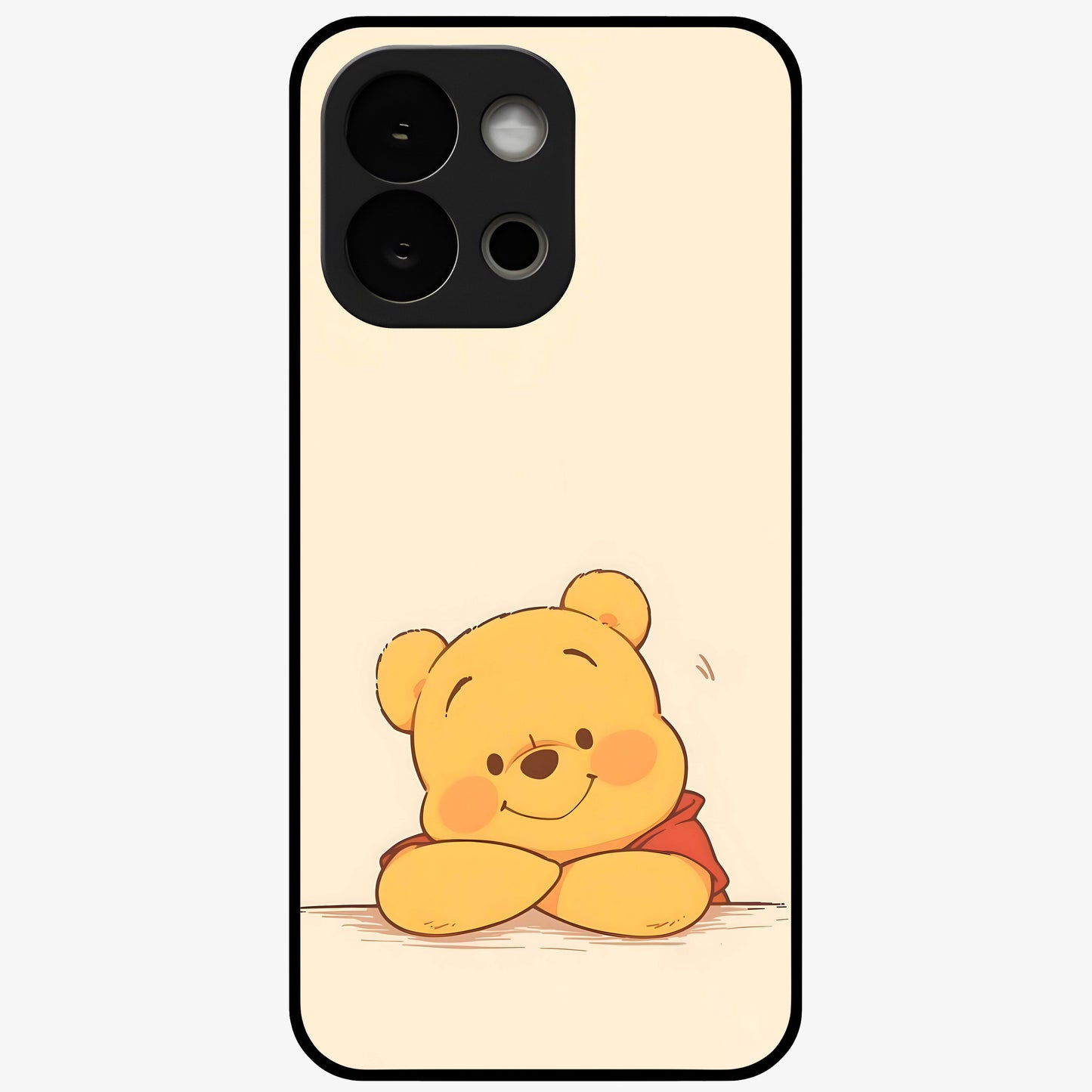 Winniethe Pooh Glass Case for 1+13S adorable front view featuring cute cartoon inspired artwork