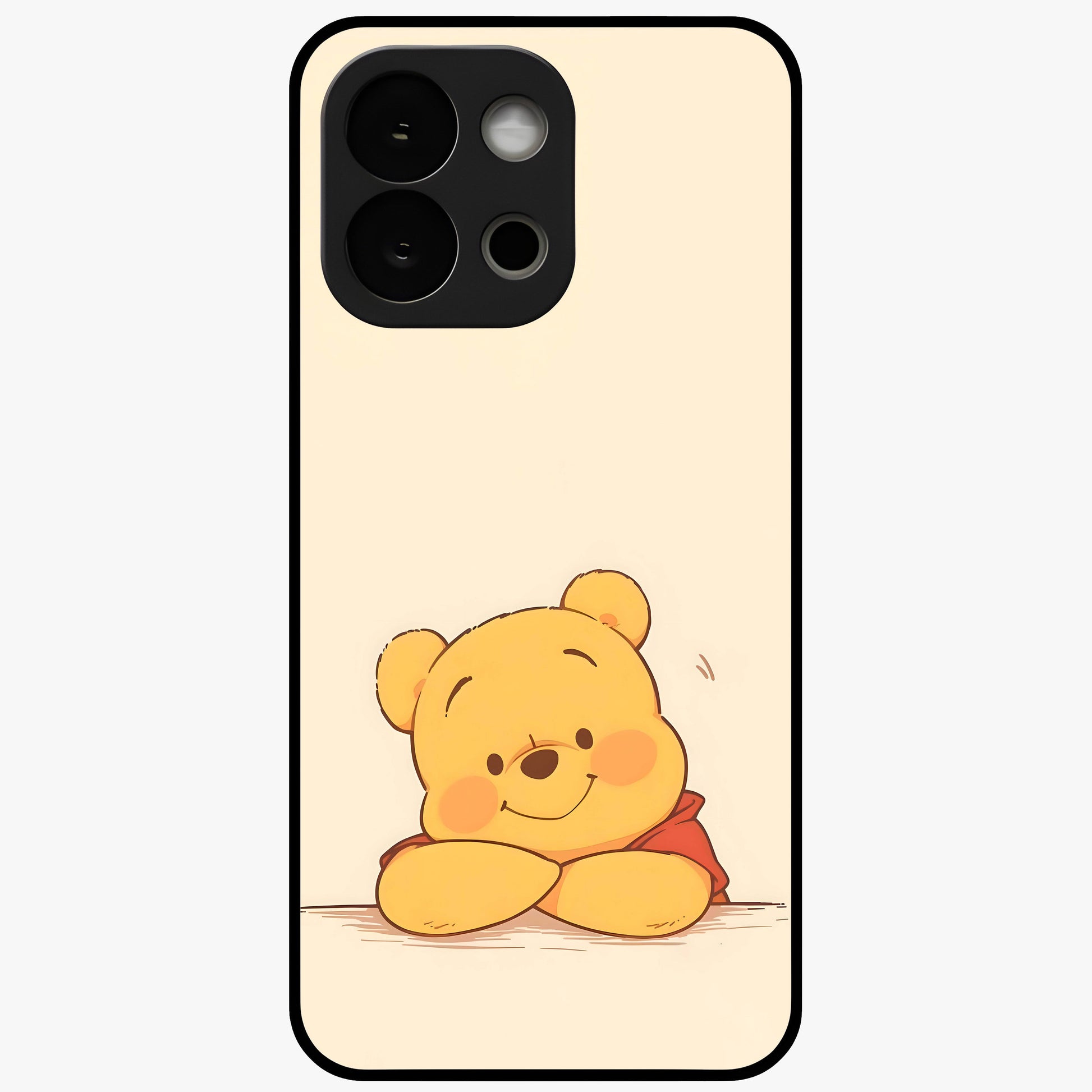 Winniethe Pooh Glass Case for 1+13S adorable front view featuring cute cartoon inspired artwork