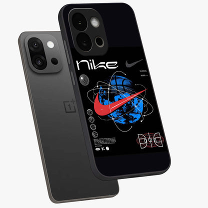 Gravity Sports Fusion Glass Case for 1+13S angled mockup showcasing glossy finish and high energy detailing