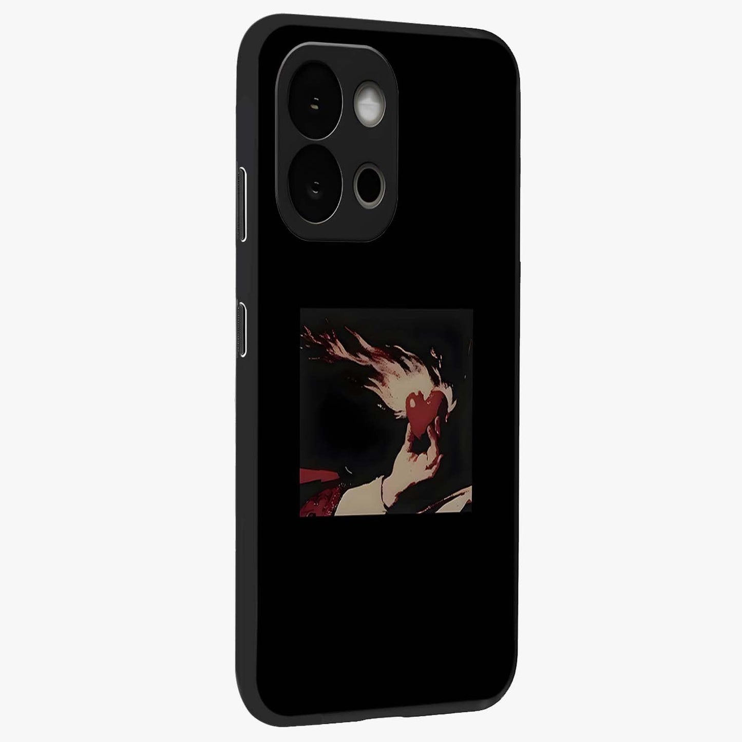 Blazing Heart Faith Glass Case for 1+13S displayed upright for powerful spiritual visibility and premium finish.