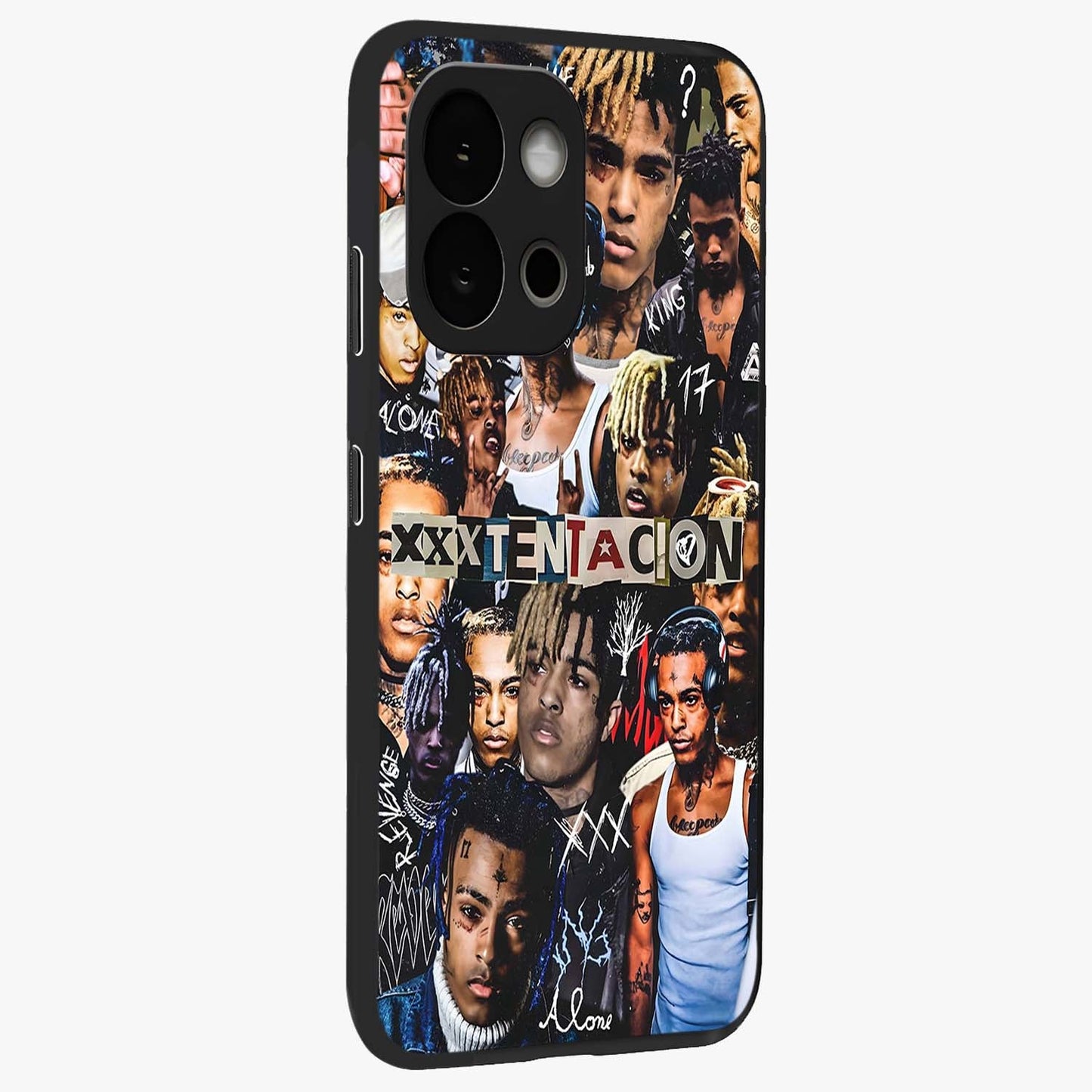 Broken Fame Diaries Glass Case for 1+13S side perspective highlighting dramatic detailing and premium texture