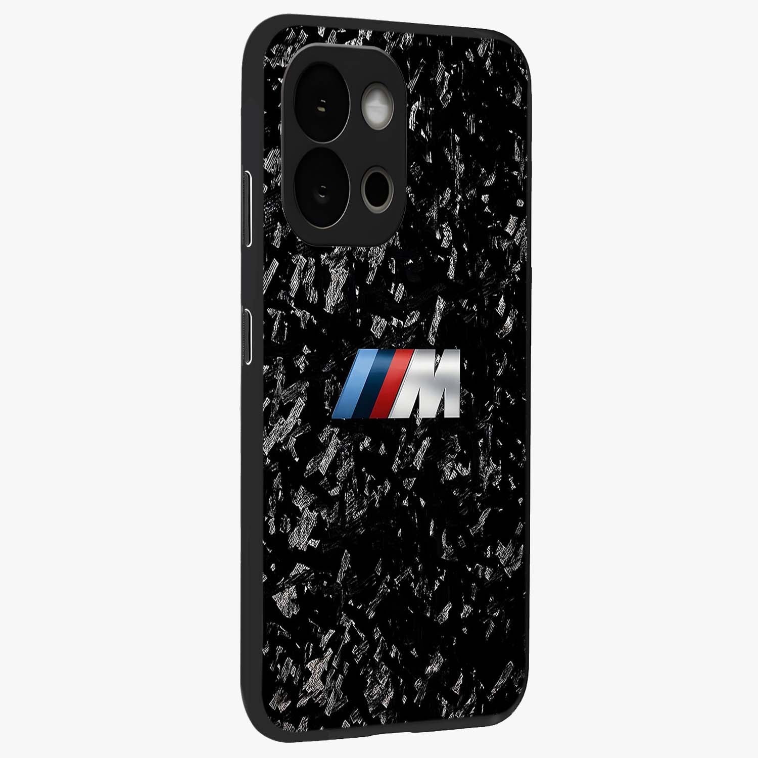 Carbon Speed Mark Glass Case for 1+13S side perspective highlighting sleek sporty detailing and premium build