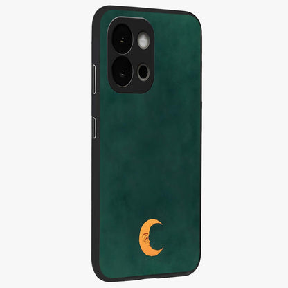 Golden Dune Waves Glass Case for 1+13S side perspective highlighting warm gradients and premium edges