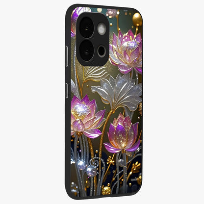 Golden Mind Moment Glass Case for 1+13S side perspective highlighting smooth textures and sleek premium build