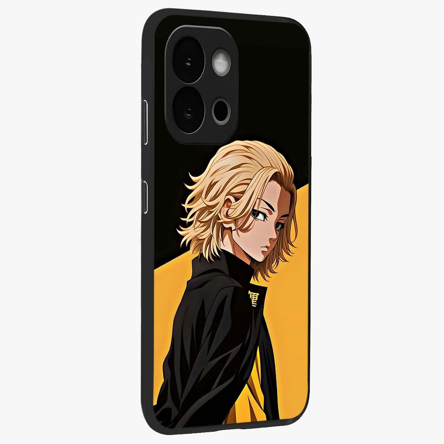 Golden Stallion Moonride Glass Case for 1+13S side perspective highlighting dynamic equestrian detailing and sleek build