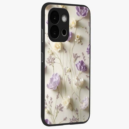 Lilac Breeze Harmony Glass Case for 1+13S side perspective highlighting calming textures and premium build