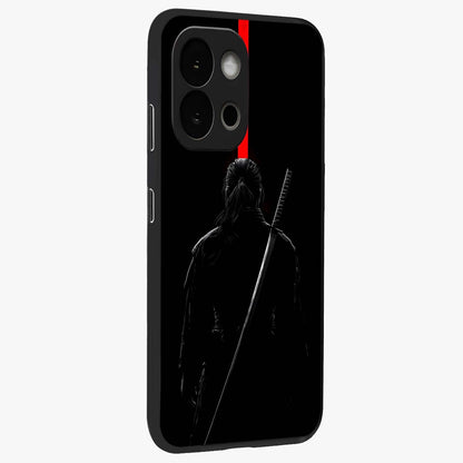 Silent Blade Resolve Glass Case for 1+13S side perspective highlighting sharp textures and sleek premium build