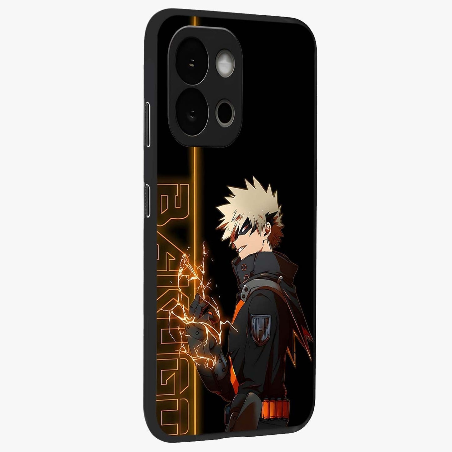 Silent Gang Authority Glass Case for 1+13S side perspective highlighting strong graphic textures and sleek build